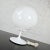 Gorgeous Stemlite opaque white glass ball shade table lamp by Bill Curry for Design Line. Beautiful condition, keeping in...