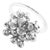 Cartier Diamond White Gold Diamant Leger De Ring, Size 7.5 For Sale