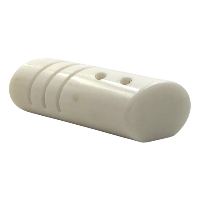 White Quartz Desk Organizer, Italy, 1980s For Sale