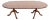 Kittinger Georgian Solid Mahogany Double Pedestal Extension Dining Table For Sale