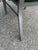 Vintage Industrial Metal Office Chair With Green Upholstery For Sale - Image 14 of 14