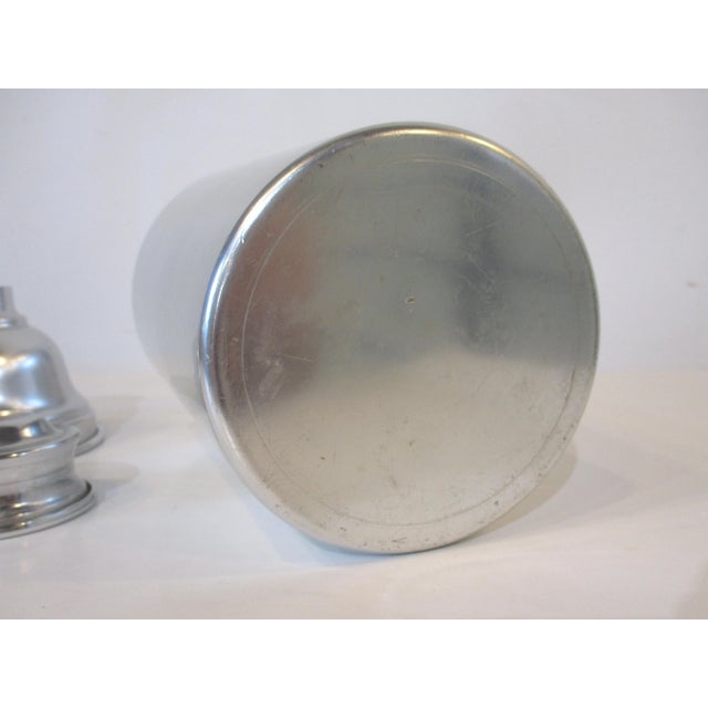 Hotel Styled Large Aluminum Cocktail Shaker For Sale - Image 9 of 11