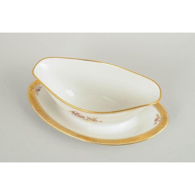 Porcelain Golden Basket Sauce Boat from Royal Copenhagen, 1964 For Sale - Image 3 of 5