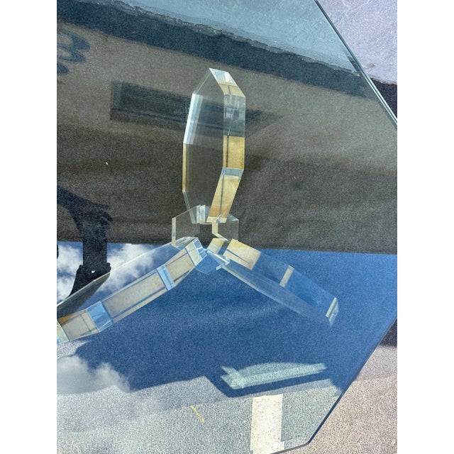 1970s 1970s Lucite Coffee Table For Sale - Image 5 of 5