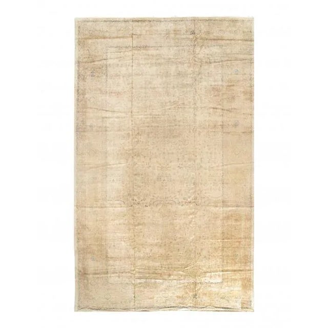 Early 20th Century Beige Fine Larestan Rug For Sale - Image 4 of 4