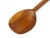 Mid 20th Century Vintage Hand Carved Solid Wood Salad Serving Utensils - Set of 3 For Sale - Image 9 of 10
