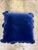 Gothic Ralph Lauren Blue Velvet Pillow Cover For Sale - Image 3 of 7
