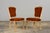 Wood Antique French Louis XV Style Painted Dining Chairs in Rust Fabric - Set of 6 For Sale - Image 7 of 18