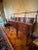 1950s Superb Quality Federal Style Large Mahogany Baker Server 78 Long Brass Gallery. For Sale - Image 4 of 6