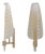 Murano Glass Leaf Wall Sconces with Gold Powder and Brass, Italy, 2000, Set of 2 For Sale
