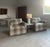 1980s Re-Upholstered Plaid Cube Lounge Chairs, a Pair For Sale - Image 5 of 18