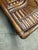 Brown 1970s Split Bamboo Rising Sun Console Table For Sale - Image 8 of 12