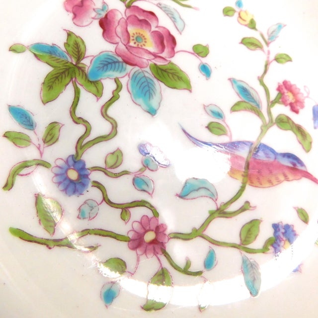1960s John Aynsley and Sons Soup Bowls in Pattern 5683 - Set of Five For Sale In San Francisco - Image 6 of 10
