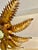 Spanish Solar Crown Sunburst Light with Gilt Gold Finish, 1950 For Sale - Image 4 of 11