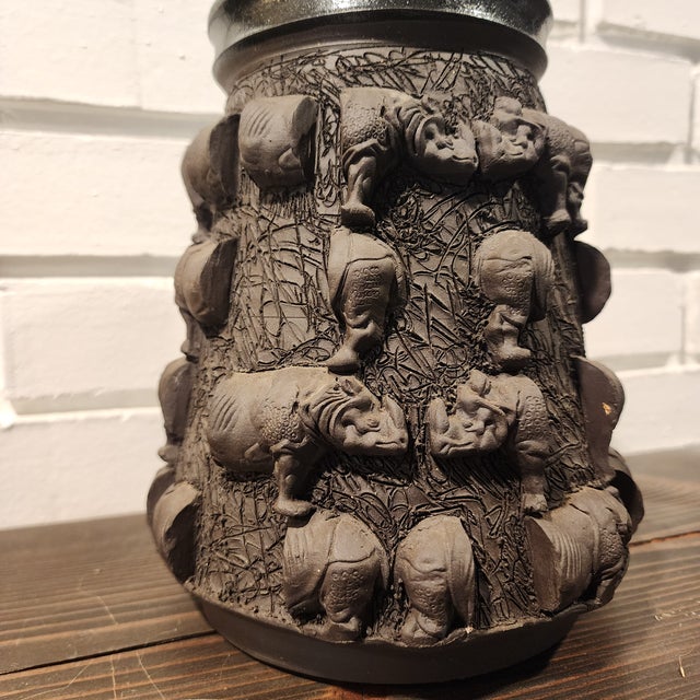 Late 20th Century Rhino Parts Leland Shaw Vase For Sale In Jacksonville, FL - Image 6 of 9