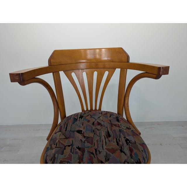1960s Ton Chair with Curved Armrests, 1960s For Sale - Image 5 of 13