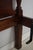 Henkel Harris Queen Size Rice Carved Mahogany Poster Bed For Sale - Image 12 of 17