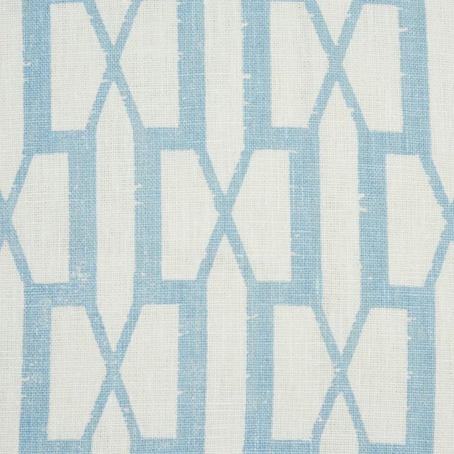 Mid-Century Modern Schumacher X Veere Grenney Belvedere 20" Pillow in Sky For Sale - Image 3 of 4