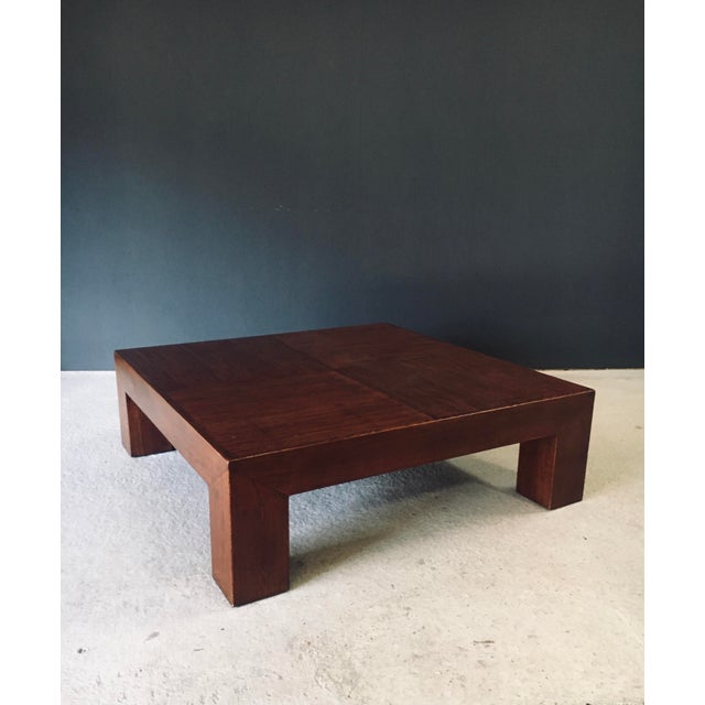 1980s Postmodern Coffee Table in the style of Parsons, 1980s For Sale - Image 5 of 18