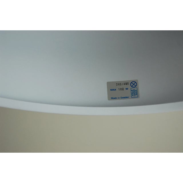 White Vintage Bumling Pendant by Anders Pehrson for Atelje Lyktan, Sweden For Sale - Image 8 of 9