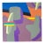 David Mac Innes “Navajo” Construct Series 2003 Painting on Canvas Signed For Sale