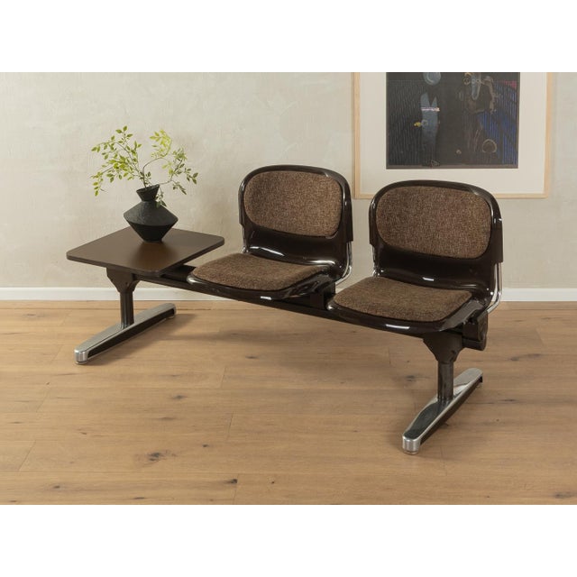 Mid-Century Modern Waiting Bench by Gerd Lange for Drabert, 1970s For Sale - Image 3 of 9