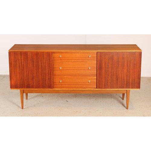 Mid-Century Teak and Rosewood Sideboard with Brass Handles from Wrighton, 1960s For Sale - Image 14 of 14