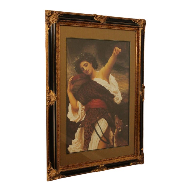 Bacchante' Frederick Leigton Custom Framed Art Print For Sale