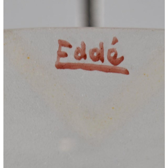French Art Deco Pendant Light by Eddé Dannhauser 1930 France For Sale - Image 9 of 10