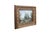 Vintage Klausman oil painting on canvas featuring an Impressionist landscape scene with river, trees and cottage. Signed...