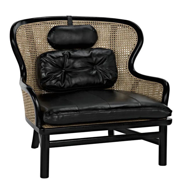 Uniquely glamourous, this Bergere style armchair has it all, and a little extra! Each is handcrafted of sustainably...