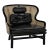 Uniquely glamourous, this Bergere style armchair has it all, and a little extra! Each is handcrafted of sustainably...