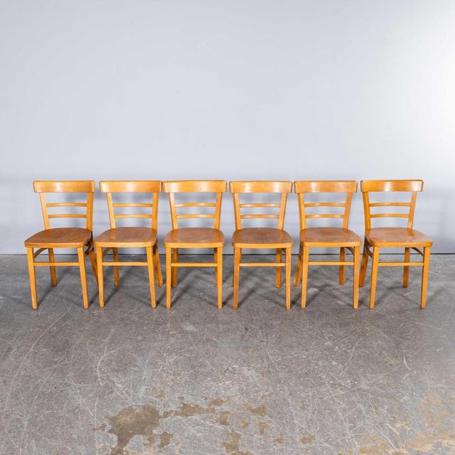 Vintage Beech Dining Chair, 1960s For Sale - Image 4 of 13