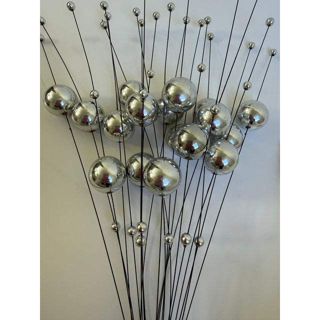 1960s Danish Modern Laurids Lønborg Silver Kinetic Ball Sculpture With Rare White Base For Sale - Image 12 of 12
