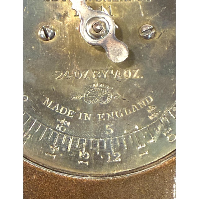 English Antique English Postal Scale by Salter, 24 Oz by ¼ Oz, Accurate For Sale - Image 3 of 15