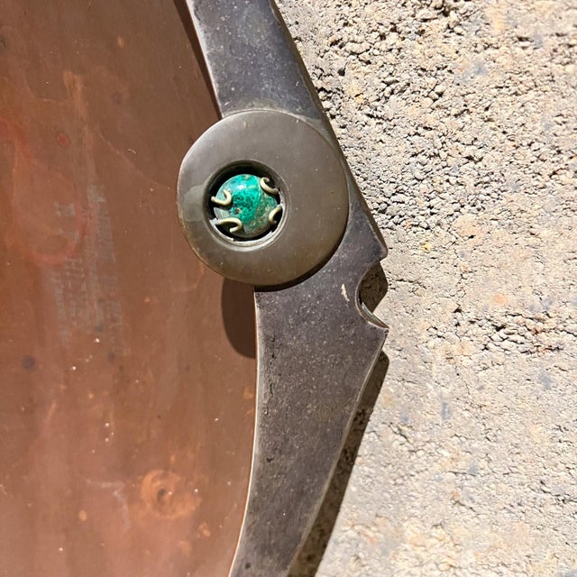 1950s Los Castillo Decorative Bronze Fish Shaped Bowl Taxco Mexico For Sale - Image 12 of 12