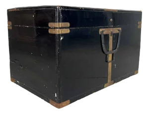Antique Japanese Laquer Travel Case, 1890s