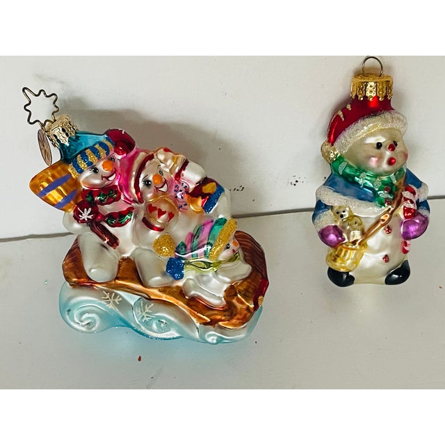 Glass Gorgeous Vintage Christopher Radko Christmas Ornaments For Sale - Image 7 of 7