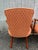 Pair of Vintage Queen Anne Style Upholstered Arm Chairs For Sale - Image 13 of 17