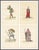 Bonnard, Medieval Costume Figures, Hand-Colored Engravings, 1845, Set of 4 For Sale - Image 10 of 10
