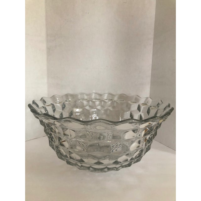 Mid 20th Century Fostoria American Line Stem 2056 Pressed Glass Bowl For Sale - Image 13 of 13