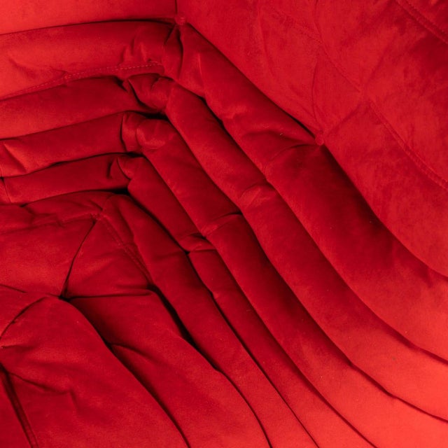 Red Togo Corner Sofa by Michel Ducaroy for Ligne Roset, France, 1973 For Sale - Image 16 of 18