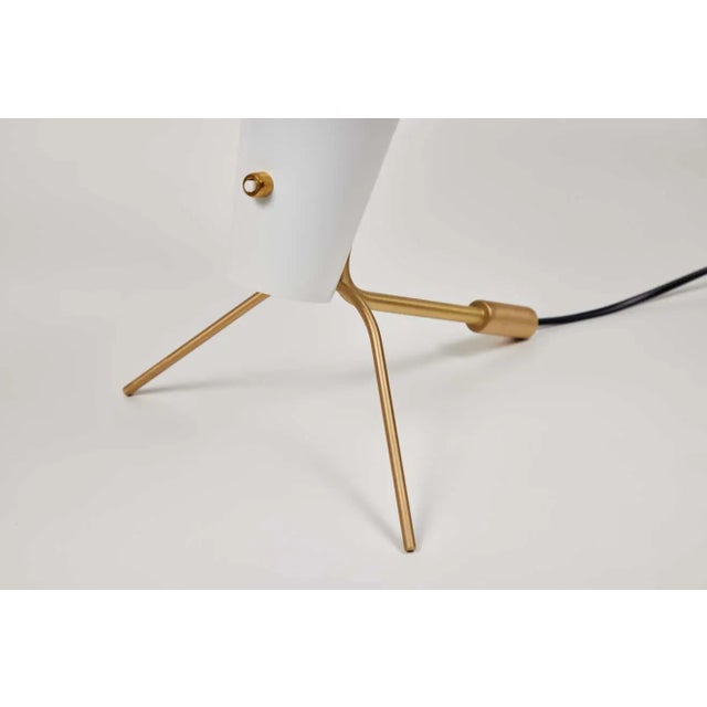 Mid-Century Modern Pierre Guariche G24 Table Lamp in Black and White for Sammode Studio For Sale - Image 3 of 6