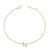 Immerse yourself in the understated elegance of this 10K yellow gold bracelet, for an enrapturing shimmer that captures...