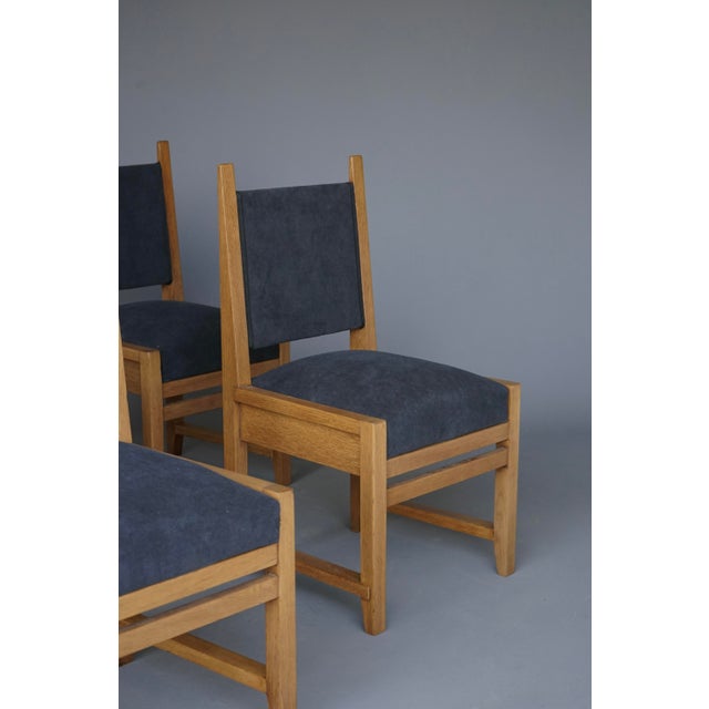 Hague School Dining Chairs attributed to Henk Wouda, 1920s, Set of 4 For Sale - Image 12 of 18