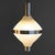 Polinnia Pendant Lamp in Glass and Steel by BBPR for Artemide, 1950s For Sale - Image 13 of 14