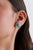 These stud earrings feature 3.14 carats of natural round turquoise, set in 14K white gold. Each cabochons round turquoise...