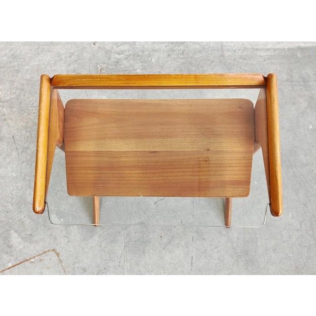 Wood Mid-Century Modern Model No. 360 Side Table attributed to Ico Parisi, 1954 For Sale - Image 7 of 12