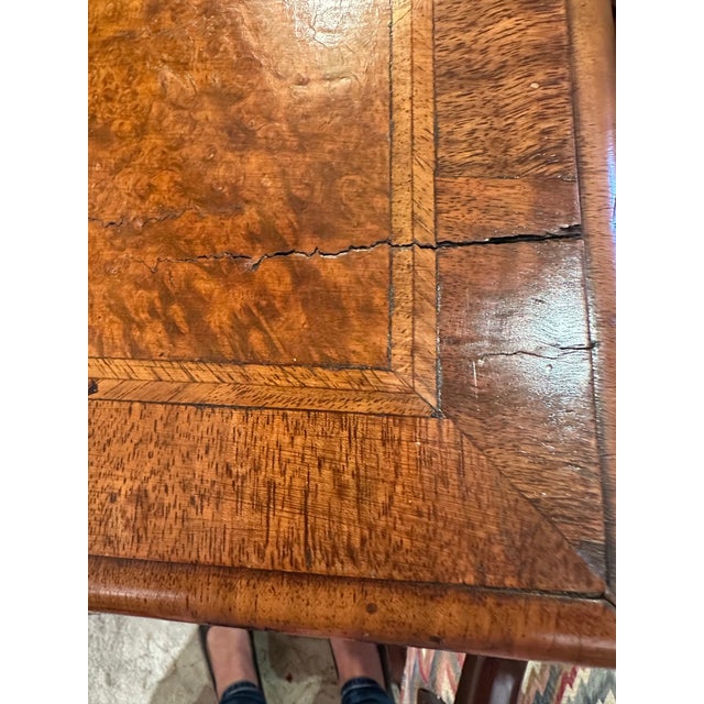 Small Antique Knee Hole Desk With Slide & Secret Cubbies For Sale - Image 14 of 14