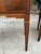 1930s Art Deco Waterfall Walnut China Cabinet Curio Display For Sale - Image 11 of 12